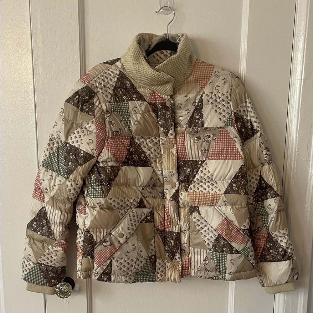 Tuckernuck Multicolor Patchwork Puffer Jacket - image 2